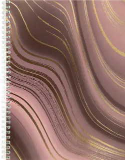 Тетрадь Абстракция, темно-розовый, А4, 96 листов, клетка