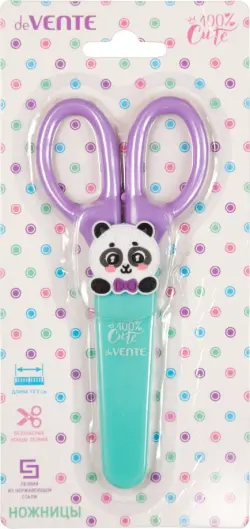 Ножницы детские 100% Cute. Panda, 13,5см