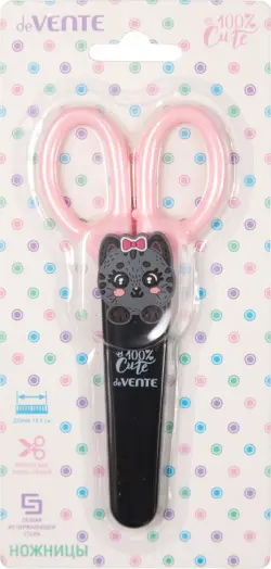 Ножницы детские 100% Cute. Cat, 13,5см