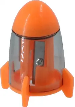 Точилка Rocket, 1 отверстие, с контейнером, в ассортименте