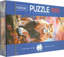 Puzzle-1000 Панорама. Лев
