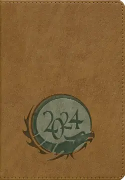 Ежедневник датированный на 2024 год Гонконг, коричневый, А6+, 176 листов
