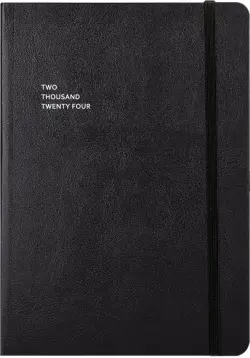 Ежедневник недатированный Monochrome, черный, А5, 96 листов