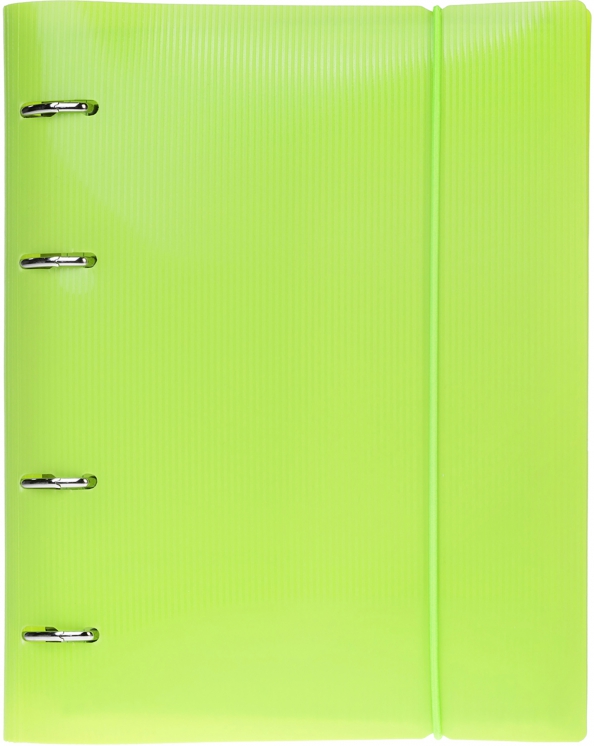 Тетрадь на кольцах Line Neon Зеленая, 120 листов, клетка