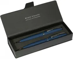 Набор Sienna, ручка шариковая автоматическая синяя + карандаш механический
