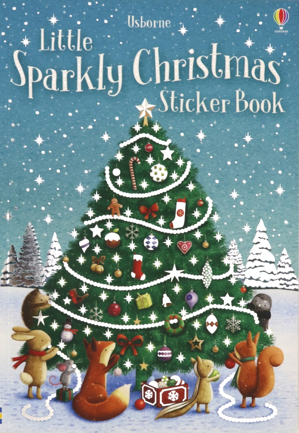 Little Sparkly Christmas Sticker book