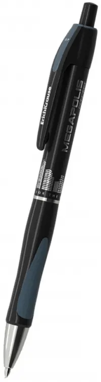 Ручка шариковая автоматическая "MEGAPOLIS CONCEPT", чёрная