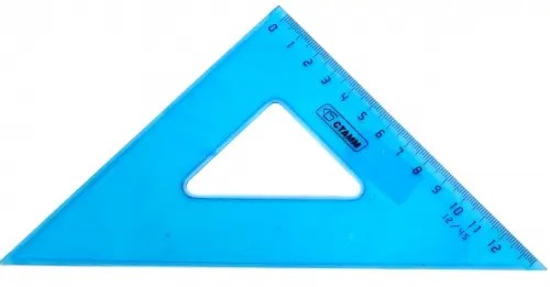 Треугольник 45°, 12 см