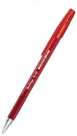 Ручка "Berlingo" шариковая H-30, красная