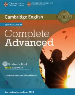 Complete Advanced. Student's Book with Answers + CD