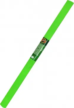 Бумага креповая, 2000x500 мм, светло-зелёная