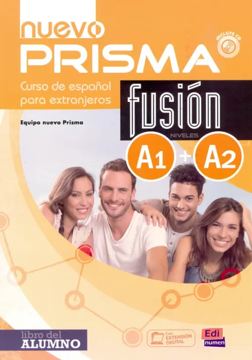 Nuevo Prisma Fusion. Niveles A1+A2. Libro del alumno (+CD) (+ CD-ROM) - 