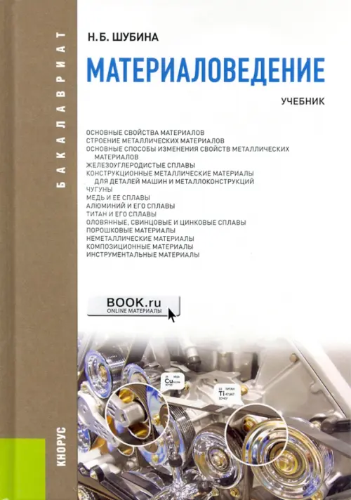 Материаловедение. Учебник для бакалавриата - Шубина Нелли Борисовна