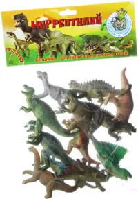 Набор животных. Динозавры, 12 штук