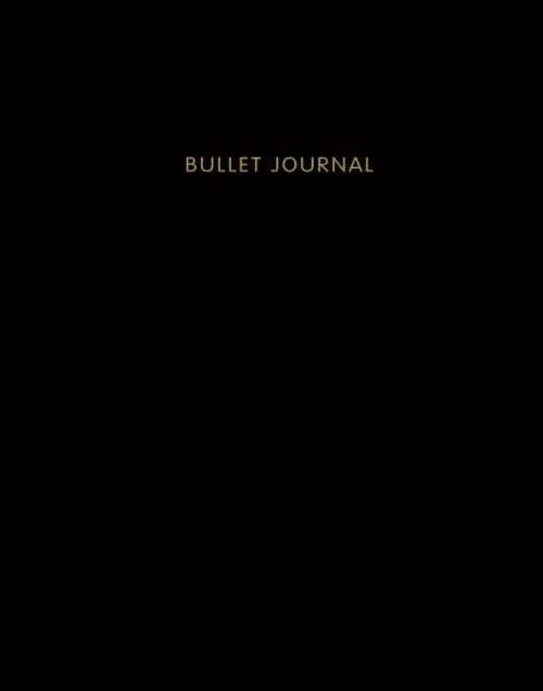 Блокнот в точку. Bullet journal, черный