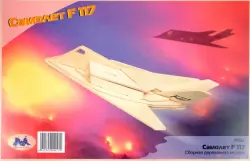 Сборная деревянная модель. Самолет F-117