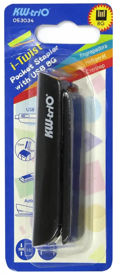Степлер ручной KW-trio 053034, USB 8G