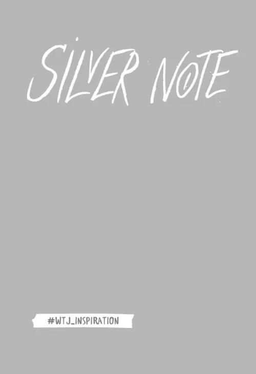 Креативный блокнот с серебряными страницами. Silver Note
