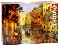 Пазл. Закат в Венеции, 1500 деталей