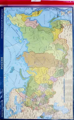 Карта-пазл. Субъекты Российской Федерации, 90 элементов