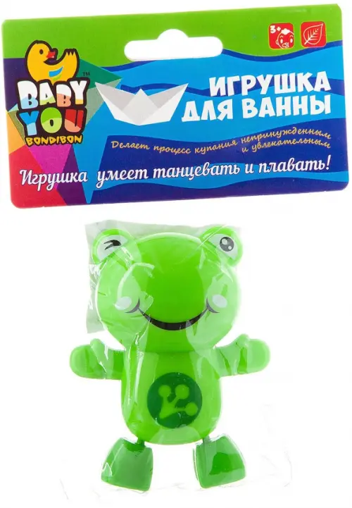 Пластиковая игрушка для ванны. Лягушка, 225.00 руб