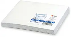 Набор конвертов, отрывная полоса STRIP, белый, 50 штук