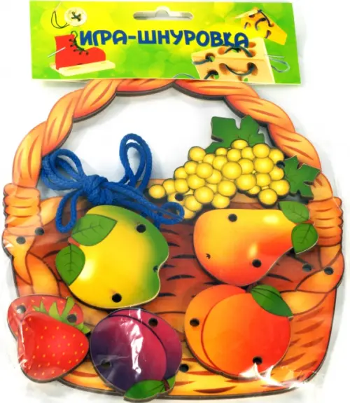 Шнуровка Корзина с фруктами (дерево), арт. 7929, 255.00 руб