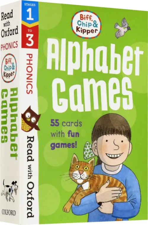Read with Oxf: Stages 1-3. Biff, Chip and Kipper: Alphabet Games Flashcards - 