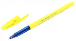 Ручка шариковая "Liner Pastel 808 F", ванильный корпус, синие чернила