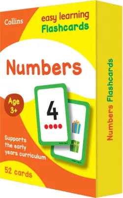 Numbers Flashcards. Ages 3-5. 52 cards