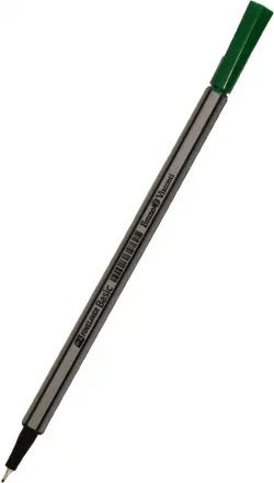 Ручка капиллярная "Basic", 0,4 мм, зеленая