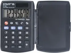 Калькулятор карманный "Staff STF-883", 8 разрядов, двойное питание, 95х62 мм