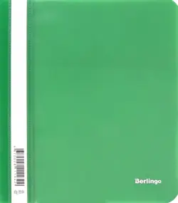 Папка-скоросшиватель "Berlingo", А5, 180 мкм, зеленая