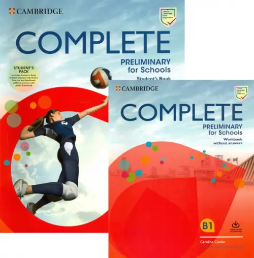 Complete Preliminary for Schools. Student's Book without Answers with Online Practice and Workbook without Answers with Audio Download (количество томов: 2)