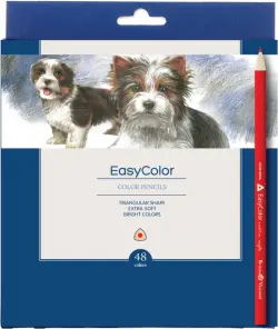 Карандаши цветные "Easycolor", 48 цветов
