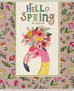 Тетрадь общая "Hello spring", А5, 48 листов, клетка