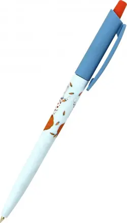 Ручка шариковая "HappyClick. Зайка-жонглер", 0,5 мм, синяя