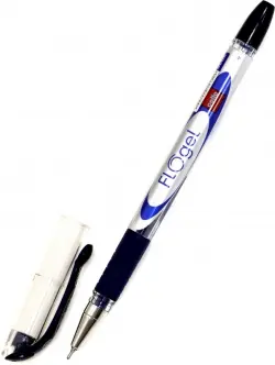 Ручка гелевая "Flo Gel Dlx", синяя, 0,5 мм