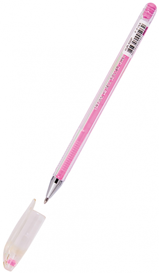Ручка гелевая "Hi-Jell Pastel", розовая, 0,8 мм
