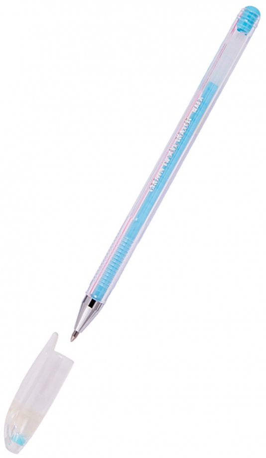 Ручка гелевая "Hi-Jell Pastel", голубая, 0,8 мм