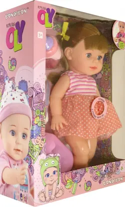 Кукла Oly, озвученная, с аксессуарами, 36 см