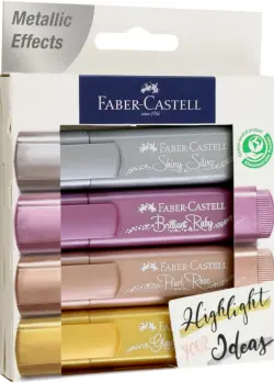 Текстовыделители "Faber-Castell. TL 46", 1-5 мм, 4 цвета