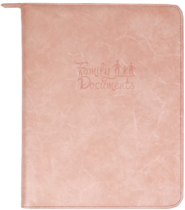 Папка-органайзер для документов, Линкольн, A4+, розовый
