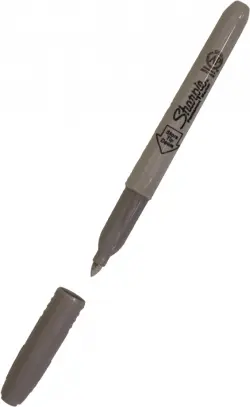 Маркер перманентный "Silver", 1 мм, пулевидный, серебряный