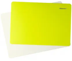 Доска для лепки Silwerhof "Neon", прямоугольная, цвет: желтый, А5, арт. 957006