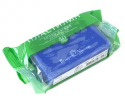 Пластилин особо мягкий, кукурузный, цвет: синий (40 грамм)
