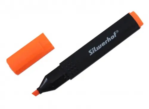 Текстовыделитель "Silwerhof. Prime", цвет: оранжевый, 1-4 мм