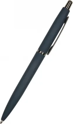 Ручка шариковая автоматическая "San Remo", 1.0 мм, синяя (темно-синий металлический корпус)