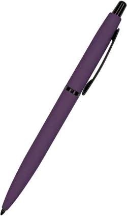 Ручка шариковая автоматическая "San Remo", 1.0 мм, синяя (фиолетовый металлический корпус)