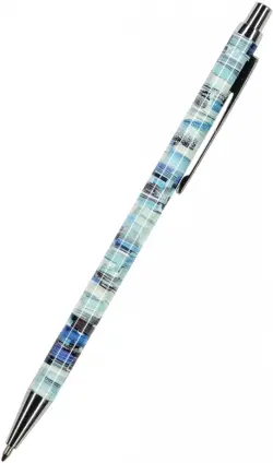 Ручка шариковая, металлическая "Felicita. Синяя фантазия", 0.7 мм, синяя
